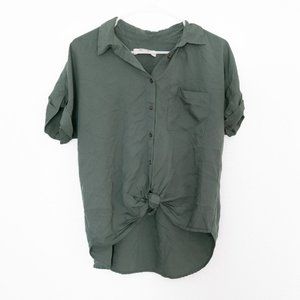Green LOFT button up top